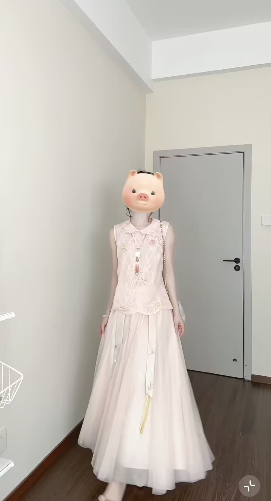 파빌리온 와우 작은 금붕어 물 만난 고기처럼 새로운 중식 국풍 레이스 자수 조끼 여자 여름 민소매 맨위 이미지 5