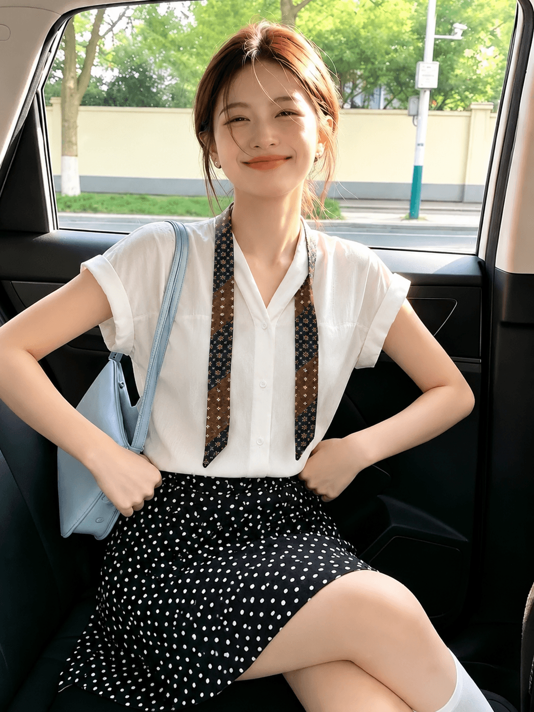 익스트림 제인 화이트 반팔 여성 셔츠 여름 패션 외국 가스 작은 셔츠 우아함 오래된 돈 바람 루즈핏 통기성 셔츠 상세 이미지 2