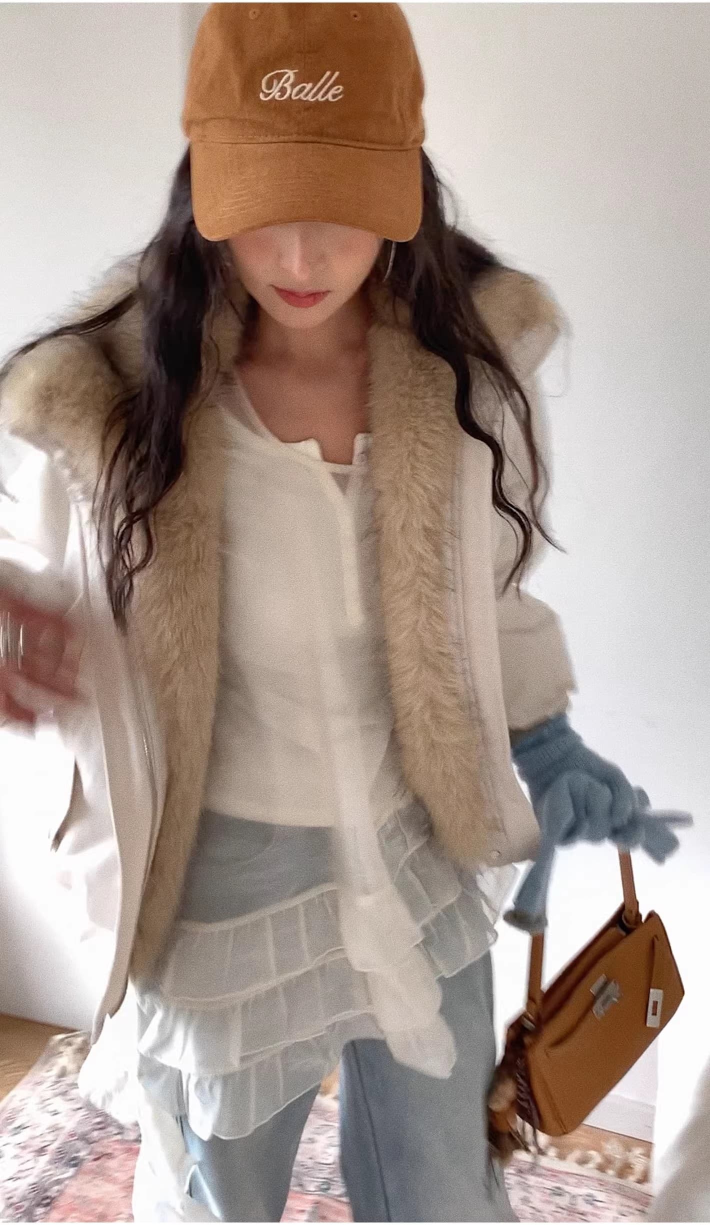 봄 여름 한 부서 디자인 센스 여러 단계 스택 착용 인사이드 가져 가라. 망사 불규칙 시스루 화이트 조끼 원피스 1025 상세 이미지 4