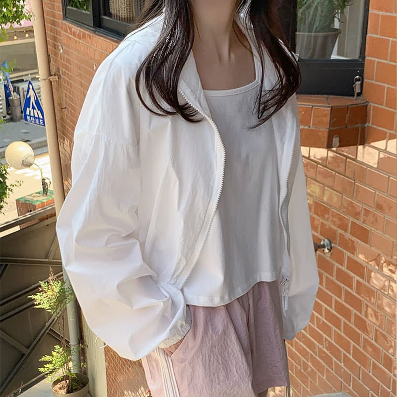 여름 얇은 스타일 루즈핏 자외선 차단 의류 통기성 차가운 센스 국방 자외선 자외선 차단 복 야구 외투 에어컨 셔츠 1181 이미지 3