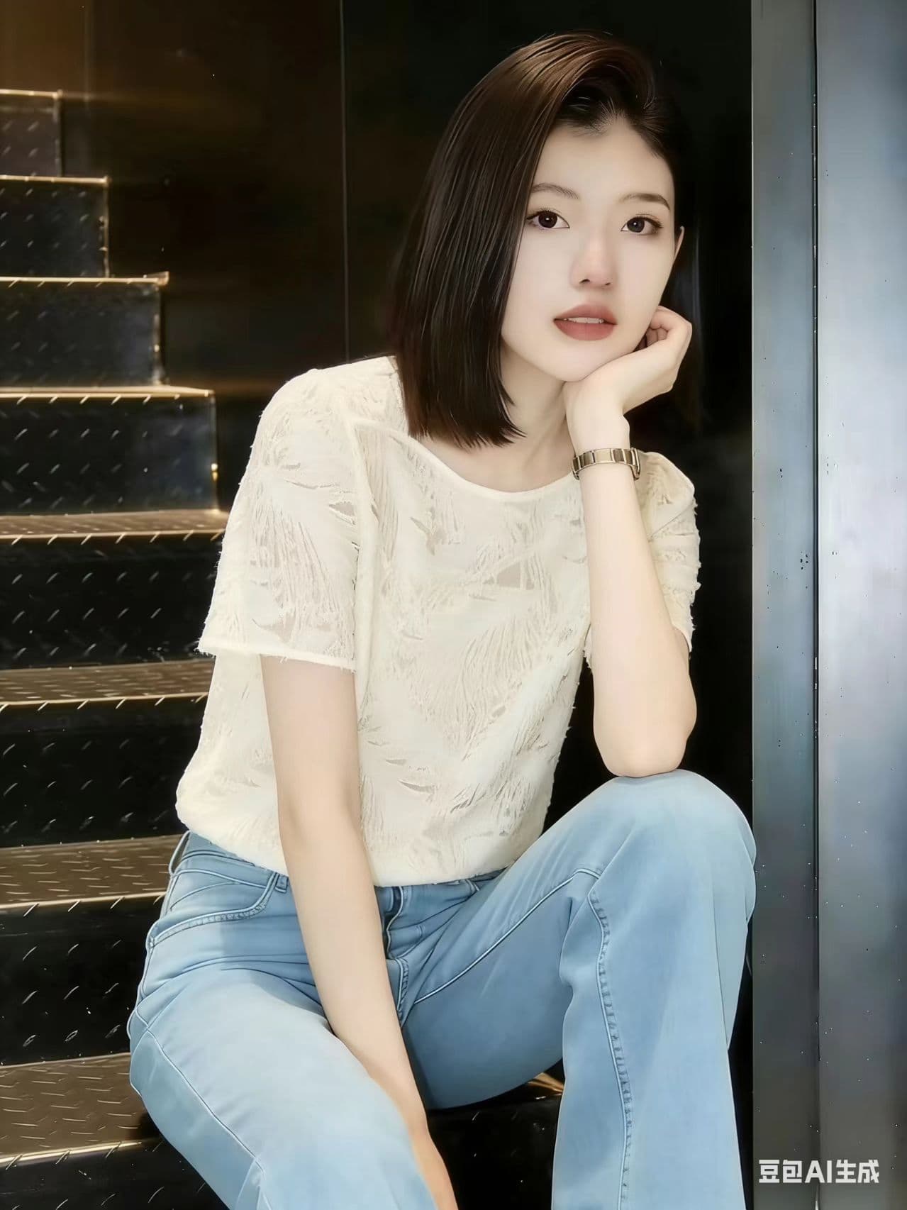 여름 빛과 그림자 아름다움 우아함 작은 셔츠 2026 여름 새로운 술 질감 재료 통기성 여성 셔츠 이미지 4
