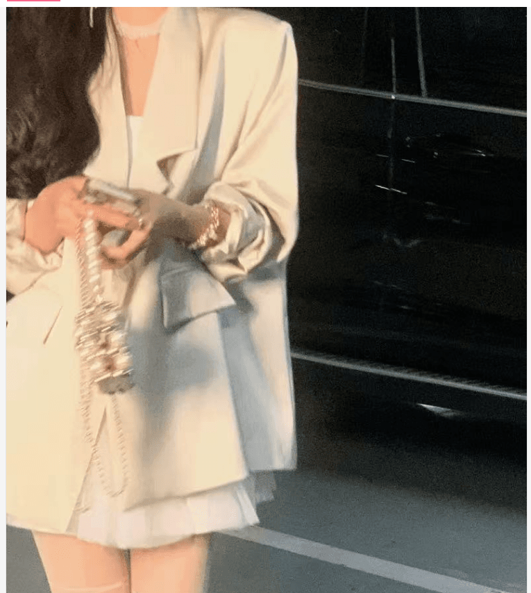 화이트 슬립 여성 드레스 새로운 망사 퍼프 요정 고급 센스 라이센스 치마 상세 이미지 18