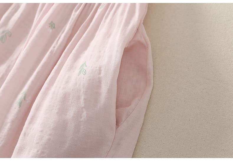 실사 문예 바람 여성 드레스 7부 소매 허리 수축 레이스업 롱 스커트 부드러운 우아한 큰 진자 치마 상세 이미지 14