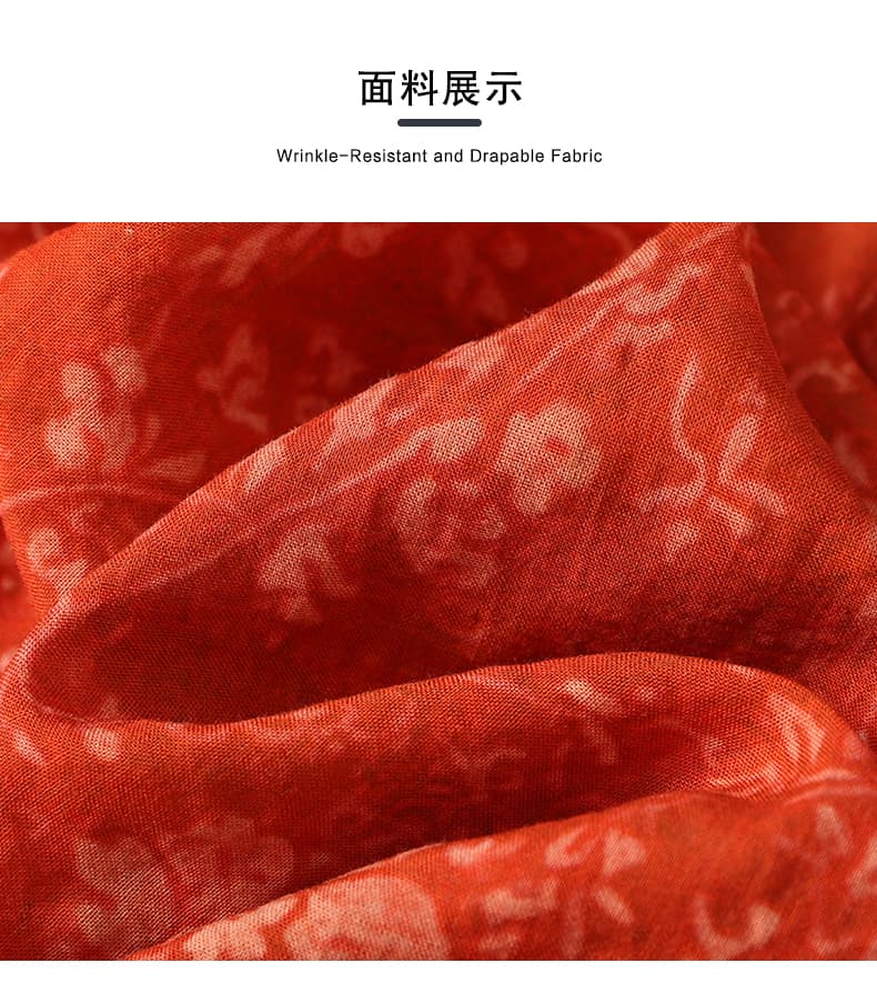 실사 꽃무늬 우아한 롱 코트 그리고 발목 슬립 드레스 루즈핏 빅 사이즈 표지 배 슬림해 보이는 해변 여성 드레스 상세 이미지 6