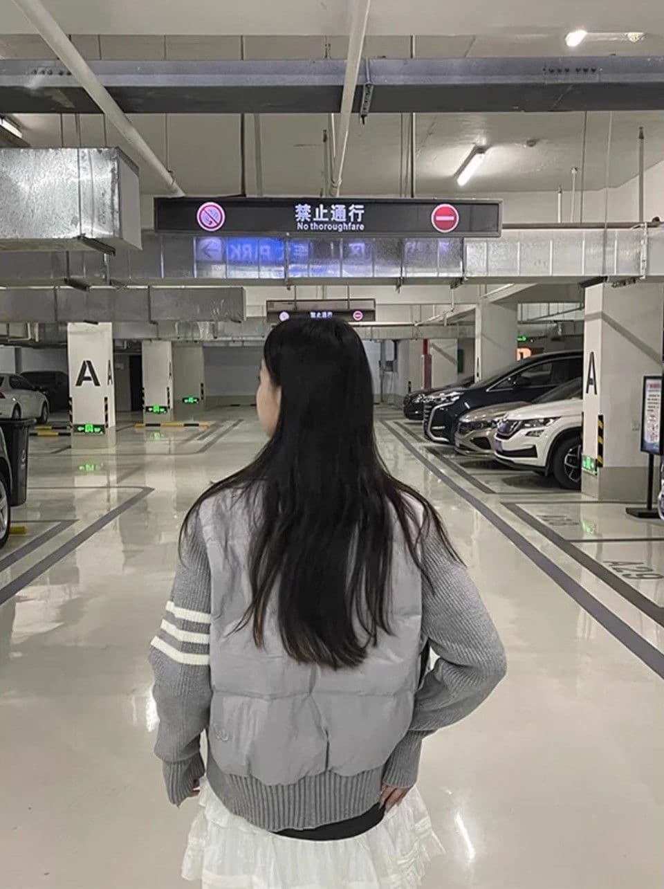 한 스타일 작은 키 착용 가져 가라. 니트 패치워크 아래 면화 의류 여성 짧은 겨울 캐주얼 재킷 스탠드 칼라 면 옷 두꺼운 상세 이미지 12