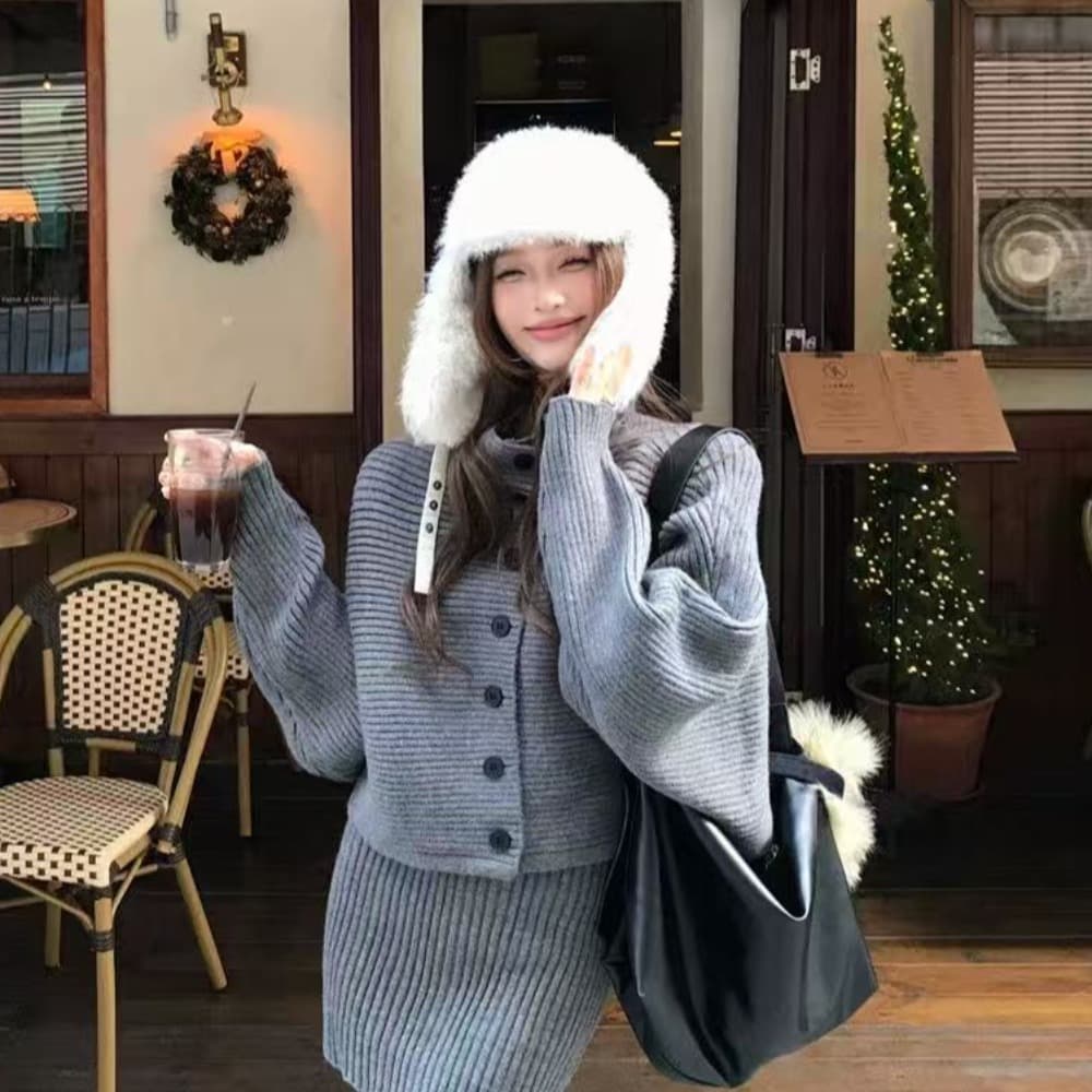 크리스마스 착용 가져 가라. 빨간색 터틀넥 스웨터 원피스 아이들 가을 겨울철 인사이드 가져 가라. 세트 미니 스커트 인터넷 유명인 섹션 이미지 3