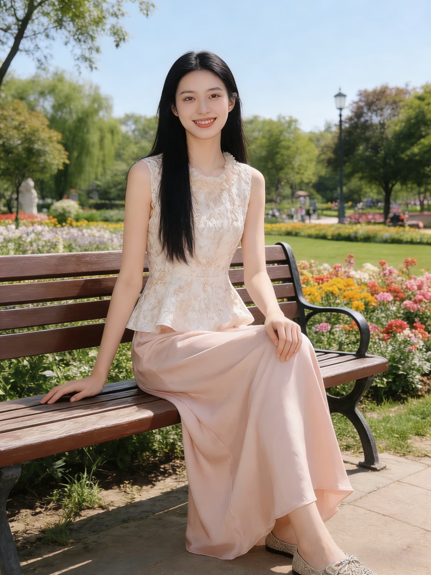 2026 새로운 명문 여성 품격 우아함 레이스 허리 수축 맨위 다용도 도루 센스 반신 스커트 투피스 세트 세트 여성 이미지 2