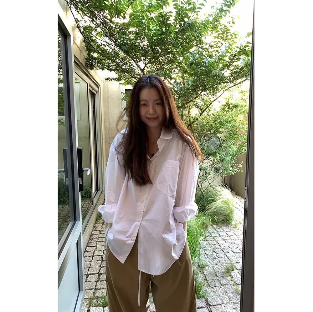 익스트림 제인 순면 흰 셔츠 출퇴근 루즈핏 긴팔 품격 셔츠 이미지 3