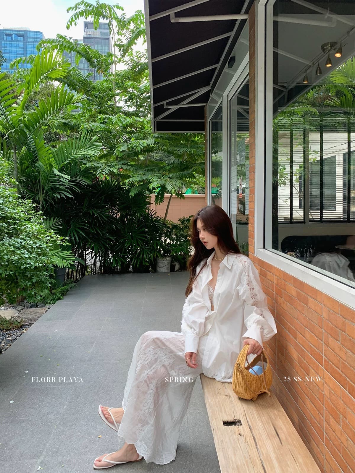 꽃 위안 moon blouse 프랑스식 긴팔 레이스 여성 셔츠 봄 가을 패치워크 디자인 센스 셔츠 상세 이미지 3