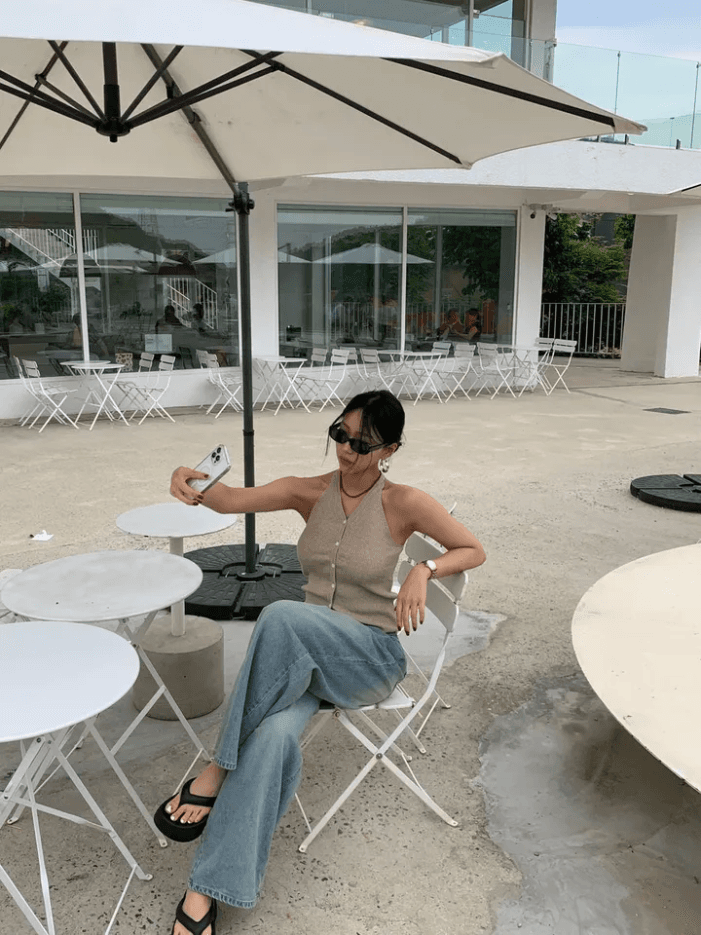 지금 가을 레오파드 무늬 데님 패치워크 부서 버클 다용도 패션 캐주얼 청바지 상세 이미지 17