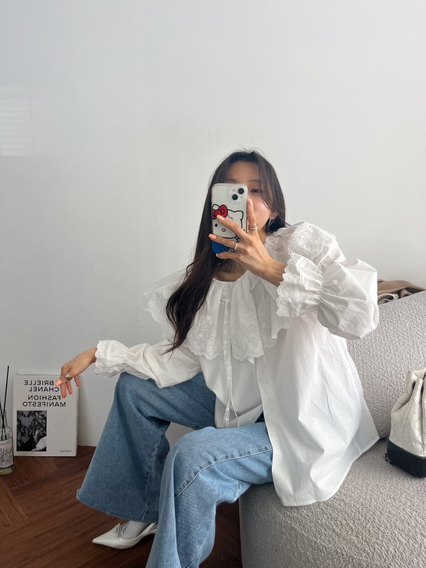 4 가지 색상 지금 봄 새로운 신제품 여성 의류 단색 두 버클 압축 압력 라인 거친 가장자리 청바지 상세 이미지 23