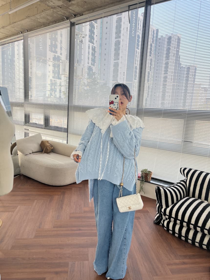 4 가지 색상 지금 봄 새로운 신제품 여성 의류 단색 두 버클 압축 압력 라인 거친 가장자리 청바지 상세 이미지 27