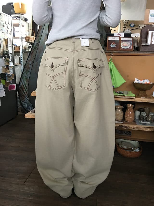 지금 살구 색상 검정색 어둠 곡물 레트로 캐주얼 다용도 루즈핏 넓은 다리 워크웨어 팬츠 상세 이미지 15