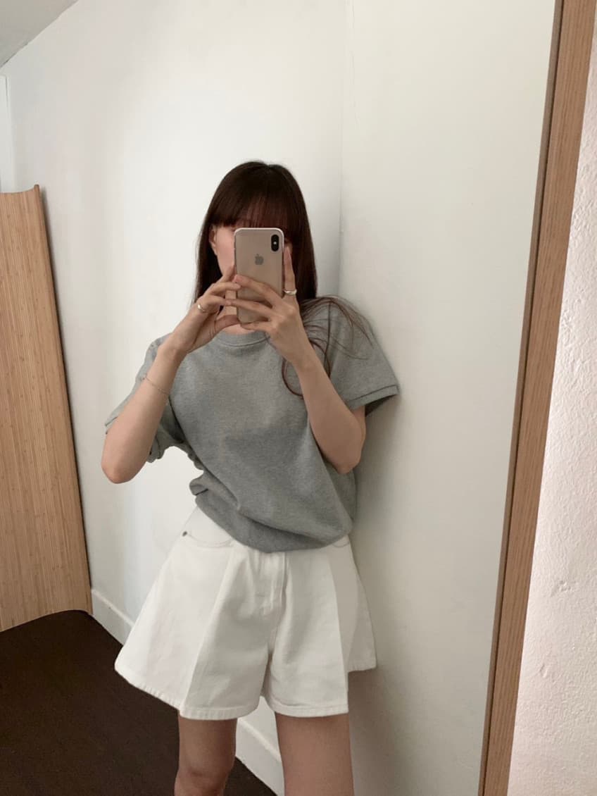 지금 3 차원 폴딩 한 마디 슬림해 보이는 넓은 다리가 짧다. 바지 4 색 상세 이미지 23