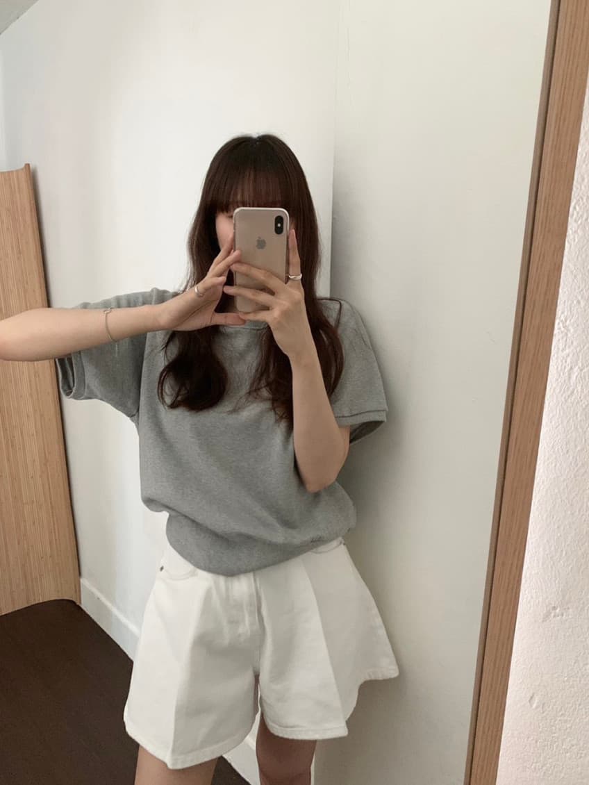 지금 3 차원 폴딩 한 마디 슬림해 보이는 넓은 다리가 짧다. 바지 4 색 상세 이미지 26