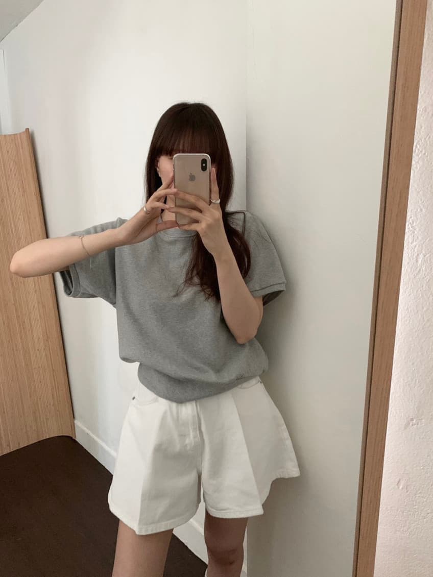 지금 3 차원 폴딩 한 마디 슬림해 보이는 넓은 다리가 짧다. 바지 4 색 상세 이미지 28