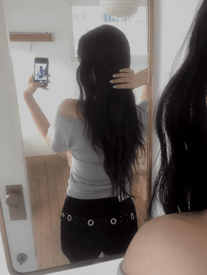지금 허리 로프 외국 가스 핫걸 슬림해 보이는 캐주얼 운동 반바지 여성 상세 이미지 2