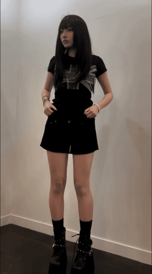 주머니 버드 나무 못 캐주얼 일상 데님 반바지 상세 이미지 26