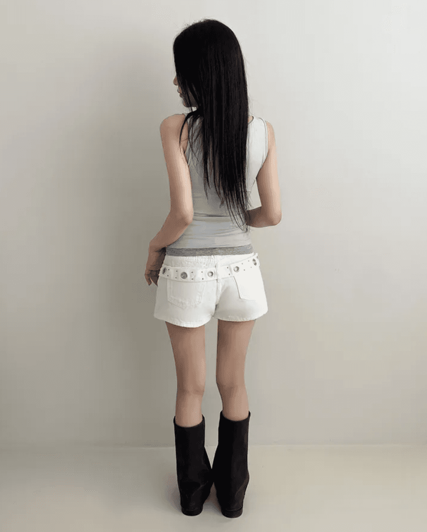 지금 66883# 선택하지 마라. 사람들 루즈핏 한 마디 반바지 캐주얼 다용도 캐주얼 바지 상세 이미지 9