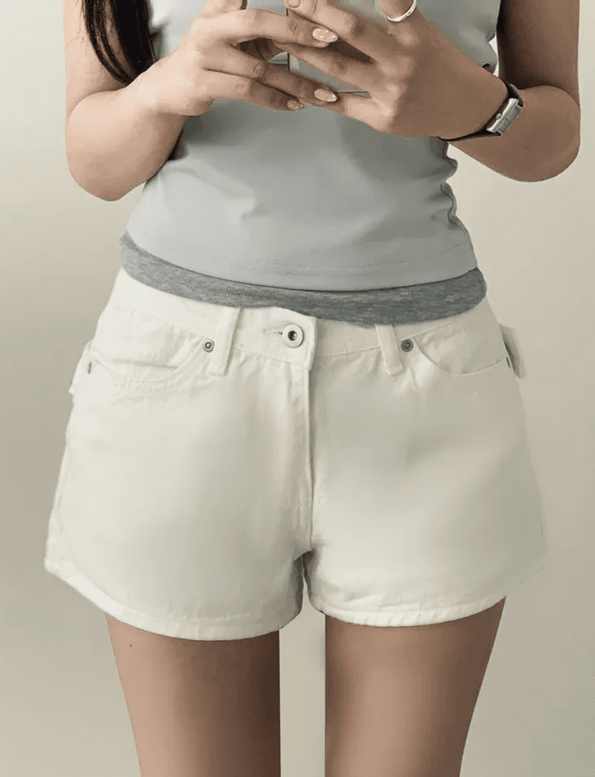 지금 66883# 선택하지 마라. 사람들 루즈핏 한 마디 반바지 캐주얼 다용도 캐주얼 바지 상세 이미지 10