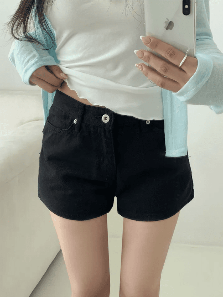 지금 66883# 선택하지 마라. 사람들 루즈핏 한 마디 반바지 캐주얼 다용도 캐주얼 바지 상세 이미지 17
