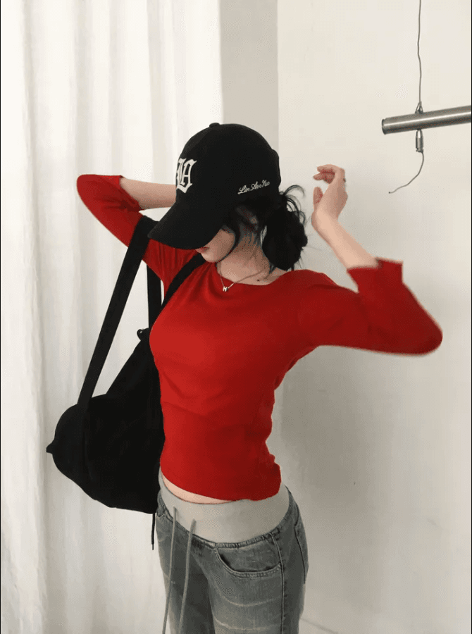 지금 패치워크 색상 허리 머리 패치워크 얇은 스타일 원단 부츠컷 몸매 가꾸기 데님 긴 바지 상세 이미지 5