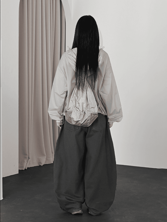 지금 연변 거친 가장자리 워싱 별 숫자 디자인 루즈핏 모통이 칼 캐주얼 데님 긴 바지 상세 이미지 16