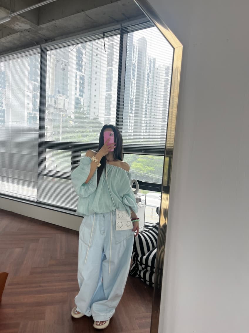 지금 여름 느슨함 워크웨어 바람 워싱 기타 주머니 모통이 칼 청바지 긴 바지 상세 이미지 45