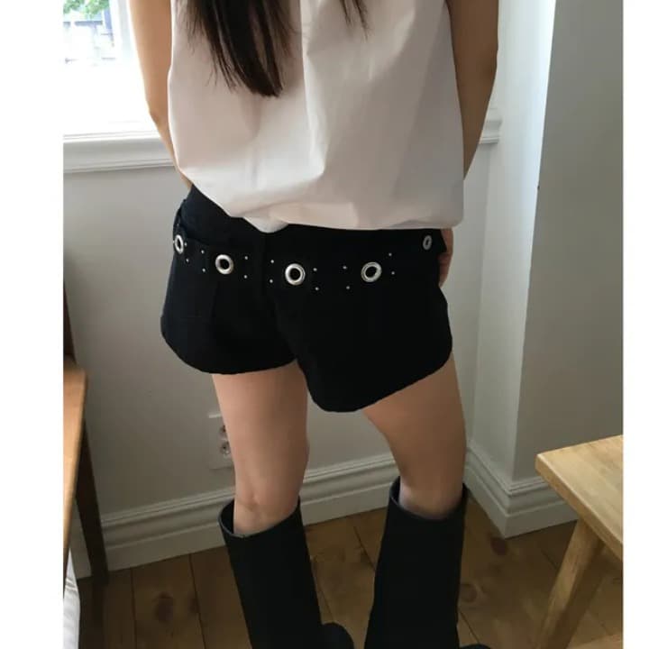 지금 해변 와일드 버클 측면 워크웨어 반바지 여행 핫걸 캐주얼 바지