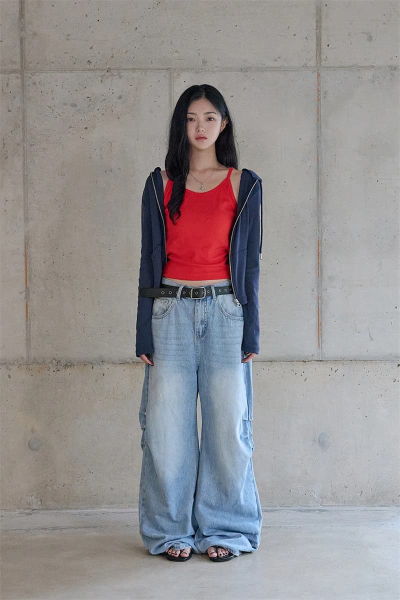 지금 루즈핏 핀치 Pleat 디자이너 청바지 상세 이미지 16