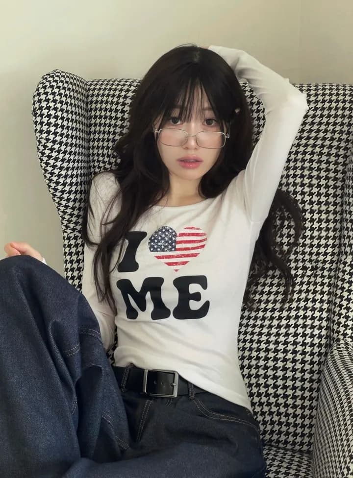 지금 뒤로 곡선 주머니 징 레트로 루즈핏 청바지 상세 이미지 13