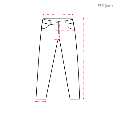 둘 색상 지금 작은 대중 다용도 레트로 연삭 화이트 엉덩이 하트 주머니 하이웨이스트 넓은 다리 데님 긴 바지 상세 이미지 40