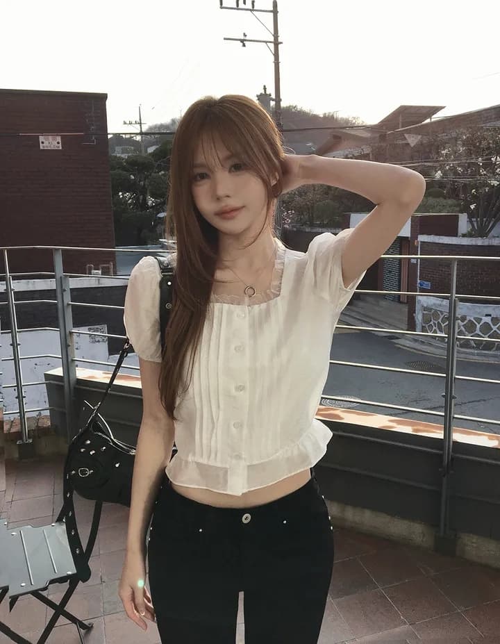 버드 나무 못 패키지 포인트 클래식 검정색 부츠컷 청바지 긴 바지 상세 이미지 19
