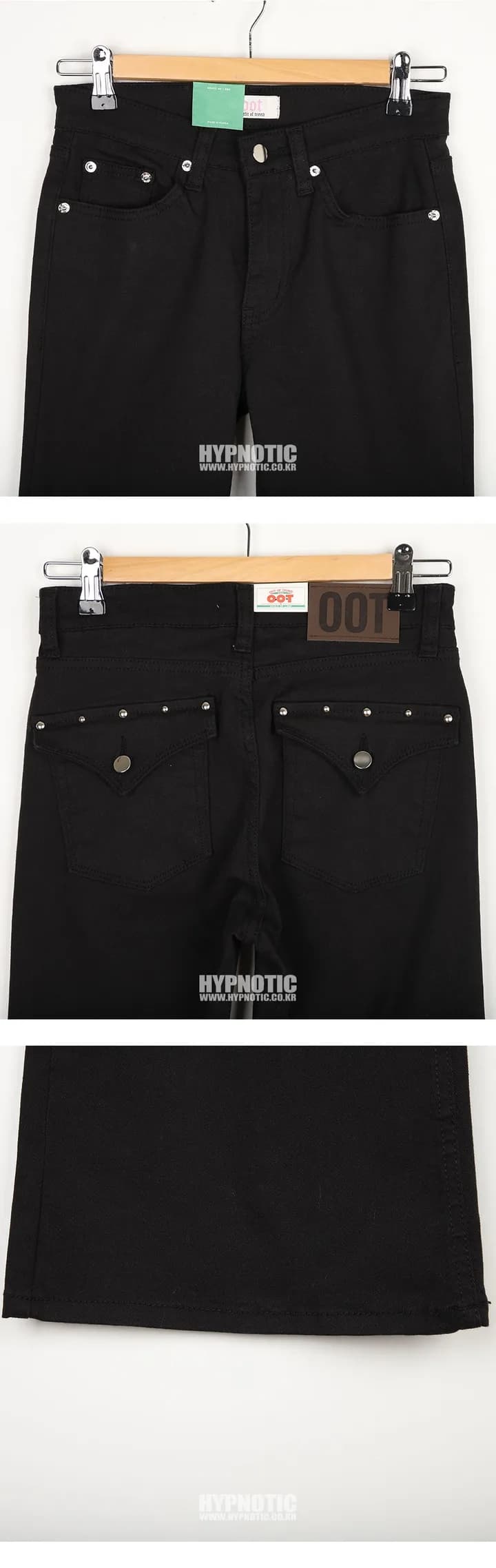 버드 나무 못 주머니 몸매 가꾸기 부츠컷 데님 긴 바지 상세 이미지 9