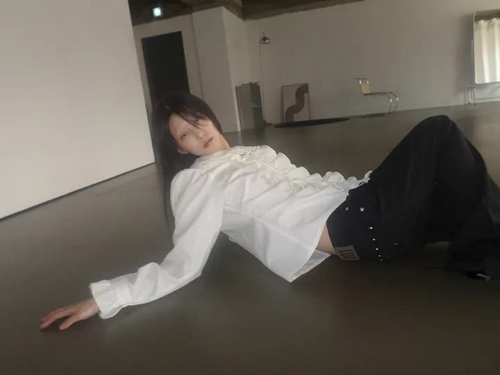 있음 선적 높음 거리 핫걸 바람 워싱 검정색 나팔 청바지 긴 바지 상세 이미지 12