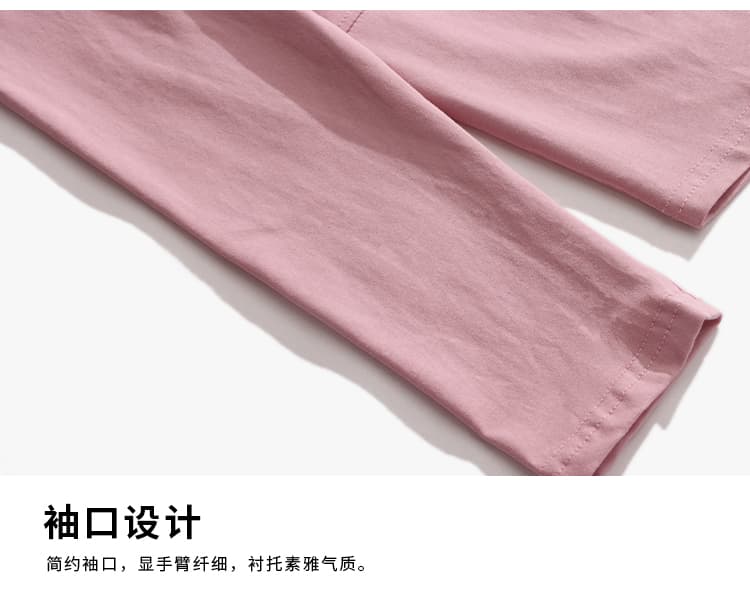2026 년 새로운 봄 가을 이름 가족 바람 폴로 칼라 여성 POLO 셔츠 티셔츠 여성 긴 소매 순면 있음 칼라 루즈핏 맨위 상세 이미지 21