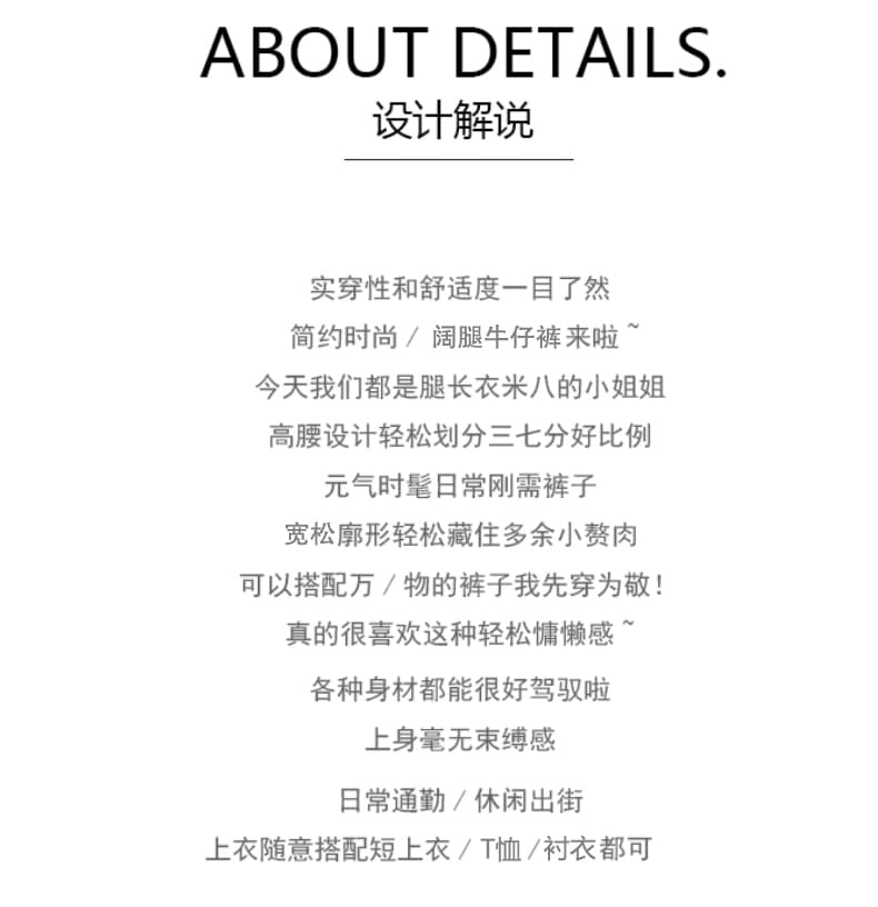 프랑스식 레트로 해군 파리 버클 모통이 칼 바지 여성 새로운 로우 웨이스트 루즈핏 디자인 센스 작은 대중 원본 암소 와이드 레그 팬츠 상세 이미지 2