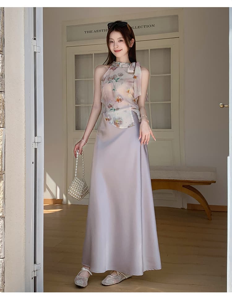 프랑스식 아세트산 새틴 인어 꼬리 반신 스커트 여성 2026 봄 여름 새로운 잘 생긴 하이웨이스트 한 마디 타이트 스커트 롱 스커트 상세 이미지 34