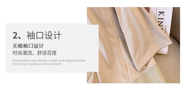 실사 빅 사이즈 여성 의류 통통한 여동생 여름 새로운 루즈핏 슬림해 보이는 외국 가스 표지 고기 반팔 불규칙 미니멀리즘 티셔츠 상세 이미지 5
