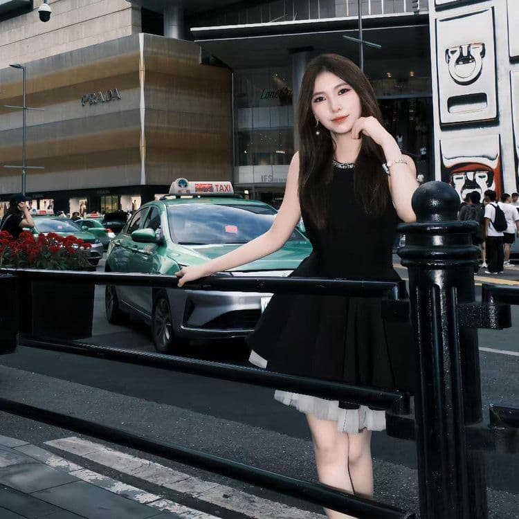 천 금빛 바람 작은 검은 드레스 여성 드레스 여름 고급 센스 생일 party 작은 행사 치마 슬림해 보이는 민소매 조끼 스커트 상세 이미지 4
