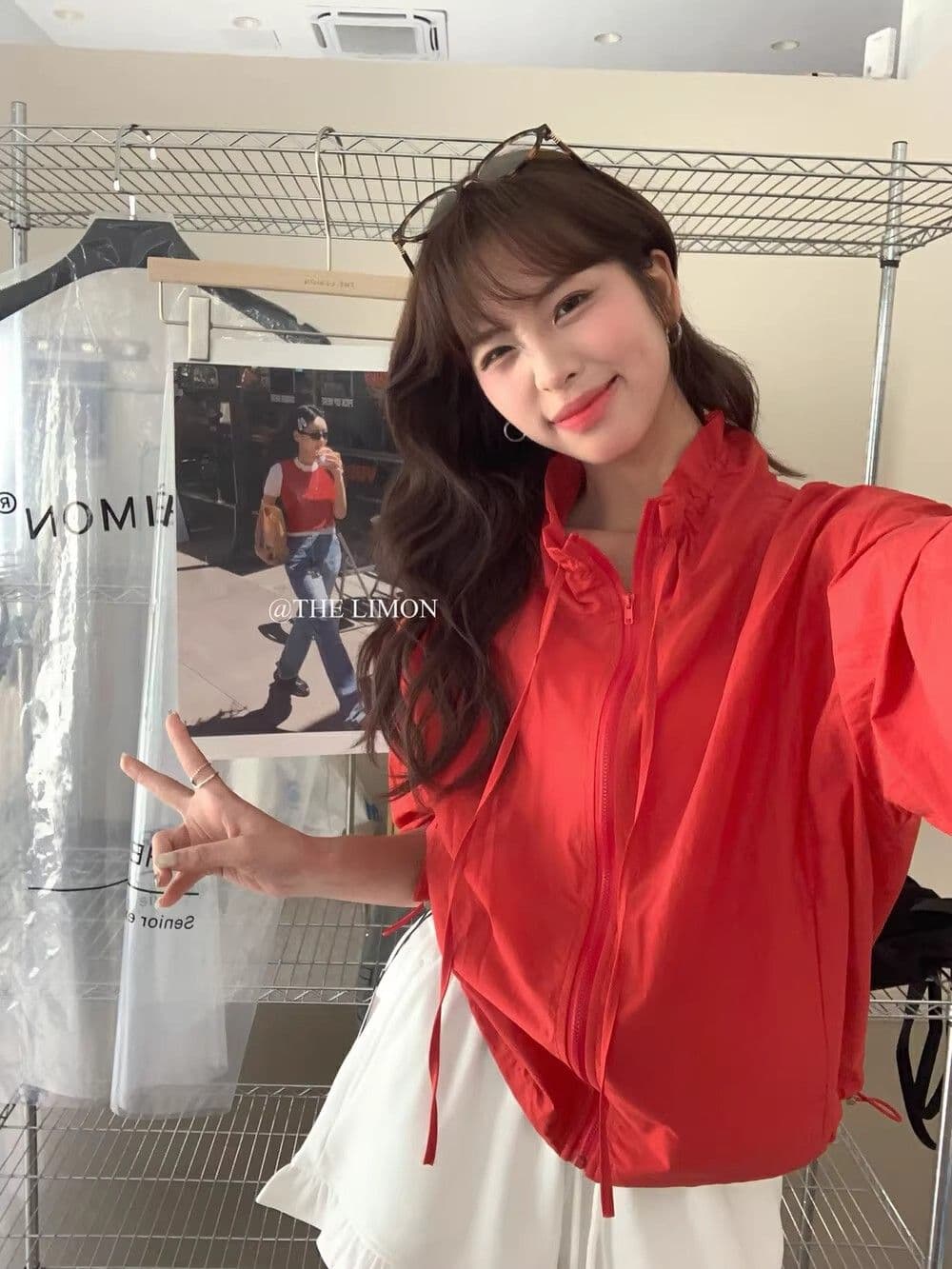 2026 여름 슬림해 보이는 다용도 화이트 하이웨이스트 와이드 레그 팬츠 한 부서 프릴 허리밴드 펌프 로프 캐주얼 반바지 여성 상세 이미지 17