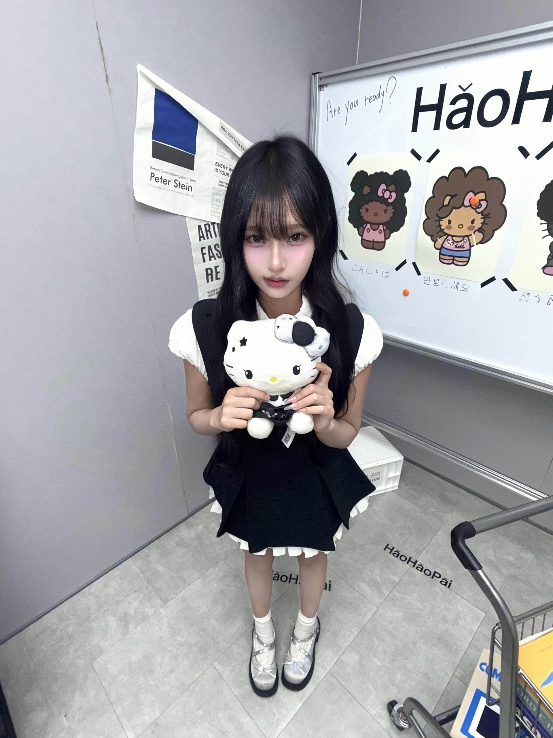 한 부서 자이언트 잘 생긴 ~ 중 꼬집기 허리 페이크 레이어드 학원 스타일 여성 드레스 여름 작은 키 천 골드 miu 부서 작은 검은 드레스 상세 이미지 8