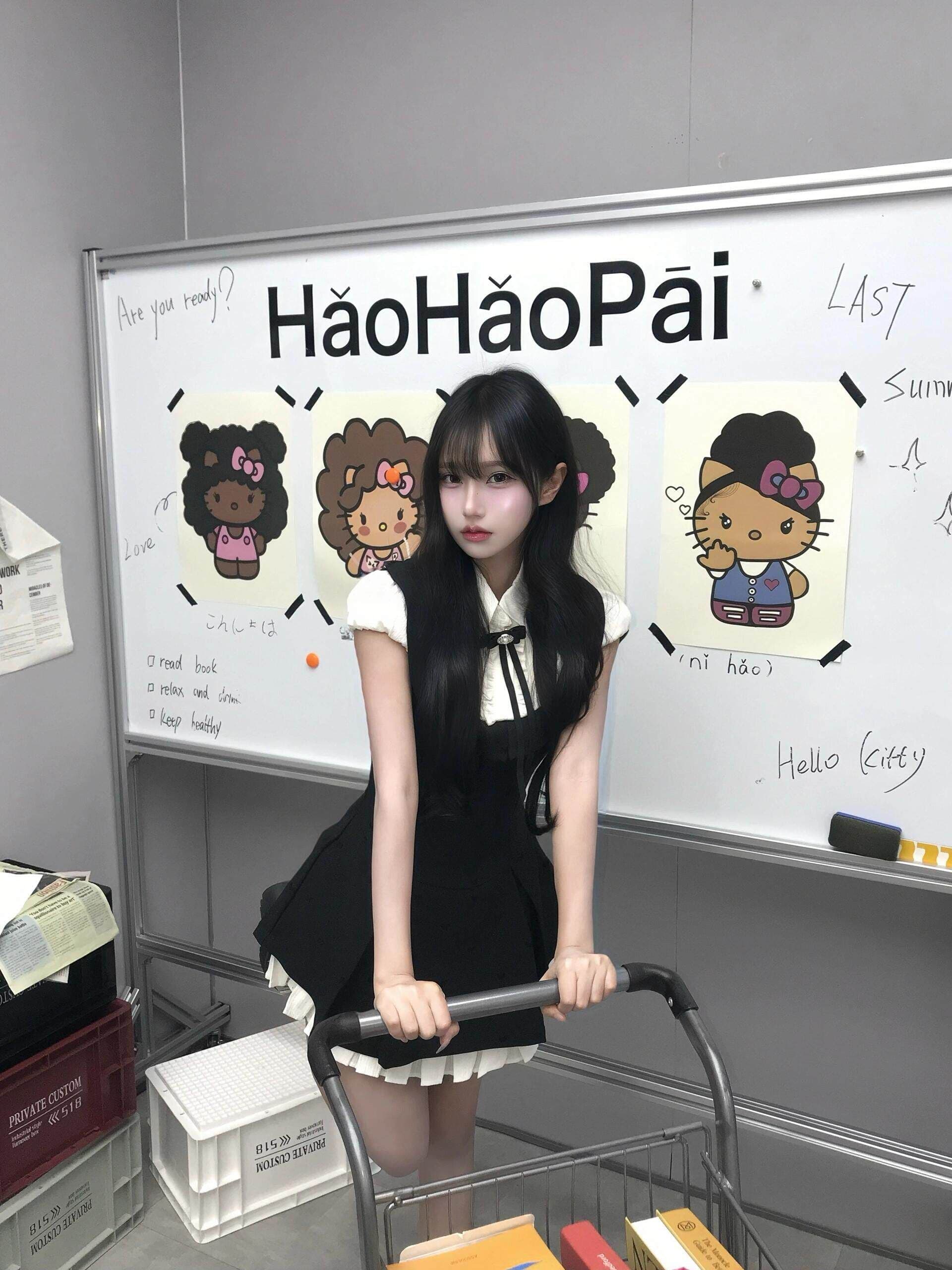 한 부서 자이언트 잘 생긴 ~ 중 꼬집기 허리 페이크 레이어드 학원 스타일 여성 드레스 여름 작은 키 천 골드 miu 부서 작은 검은 드레스 상세 이미지 9