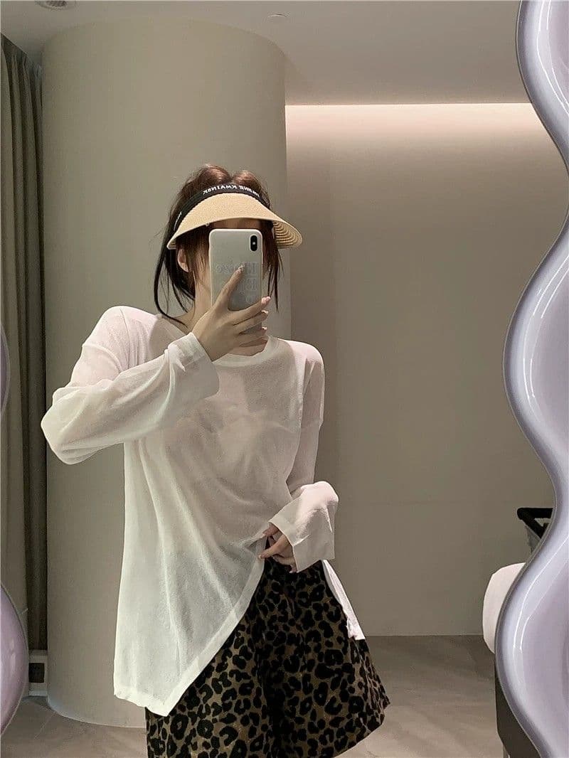 한 부서 레오파드 무늬 반바지 여성 여름 얇은 스타일 2026 새로운 하이웨이스트 외출용 슬림해 보이는 넓은 다리 바지 운동 오부 바지 상세 이미지 12