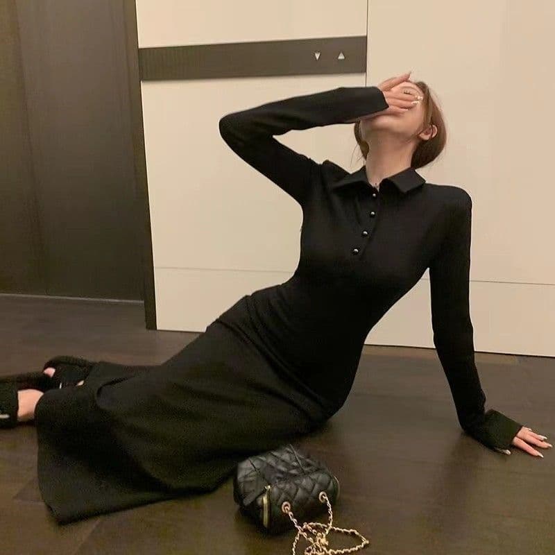 사람들 면 빈 가스 층 벨트 어깨 패드 한 chic 프랑스식 패션 블랙 그는 벤 바람 셔츠 드레스 새로운 허리 수축 치마 여성 이미지 5