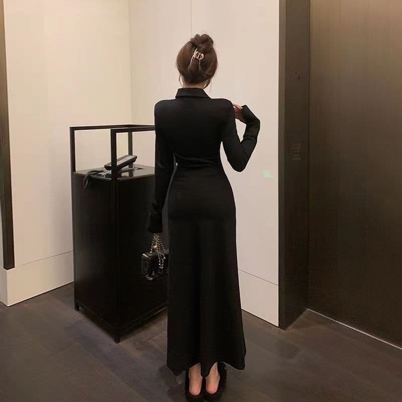 사람들 면 빈 가스 층 벨트 어깨 패드 한 chic 프랑스식 패션 블랙 그는 벤 바람 셔츠 드레스 새로운 허리 수축 치마 여성 상세 이미지 7
