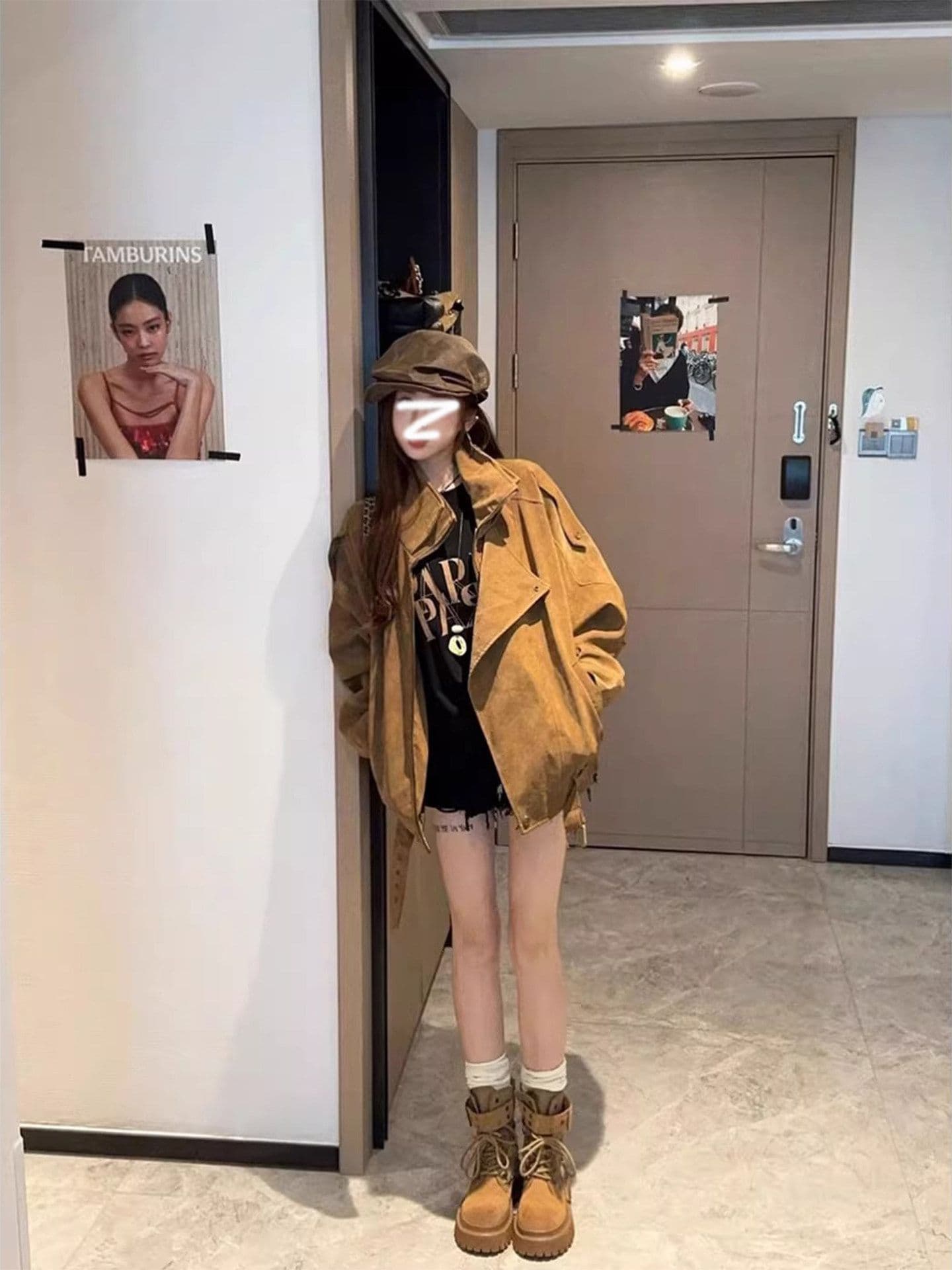 캐주얼 바람 스웨이드 조기 가을 여성 코트 절묘한 2026 새로운 올해 인기 폭발 고유 한 아름다운 초기 가을철 이미지 3