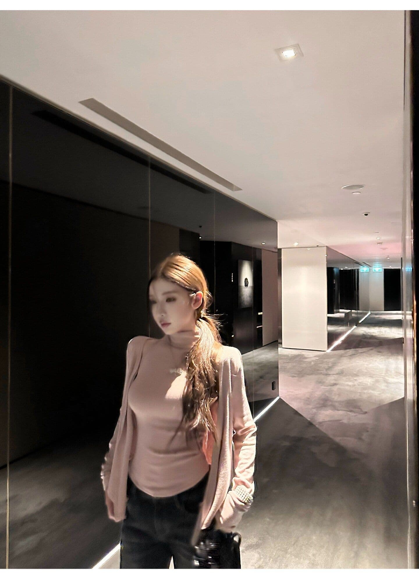 양모 한 부서 핫걸 바람 가을 착용 가져 가라. 세트 민소매 허리 수축 반하이넥 조끼 오픈 가디건 긴팔 투피스 세트 상세 이미지 10