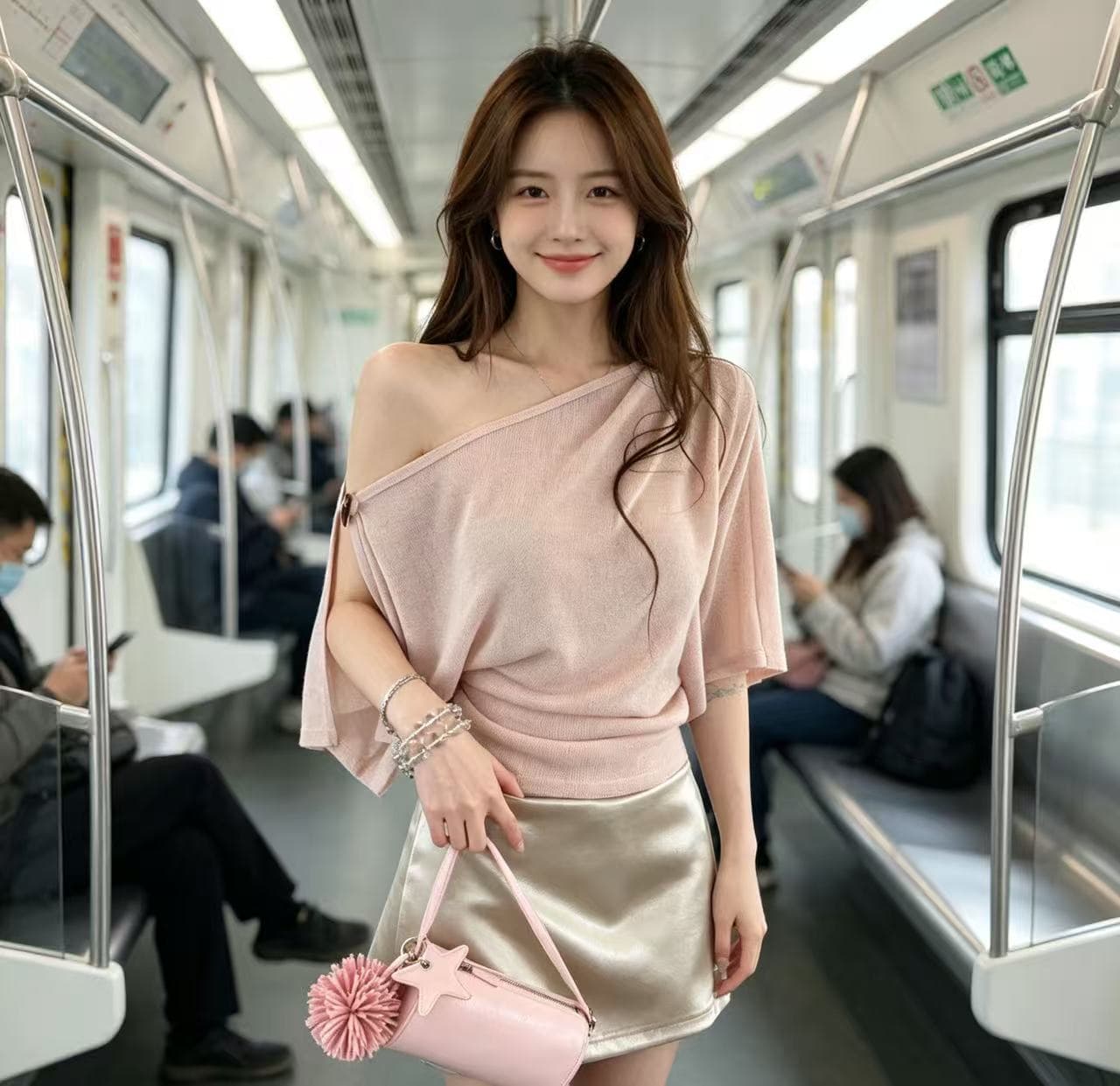 2026 새로운 여름 패션 캐주얼 단색 미니 스커트 투피스 세트 순수한 욕망 핫걸 바람 비스듬한 어깨 다용도 슬림해 보이는 맨위 이미지 4