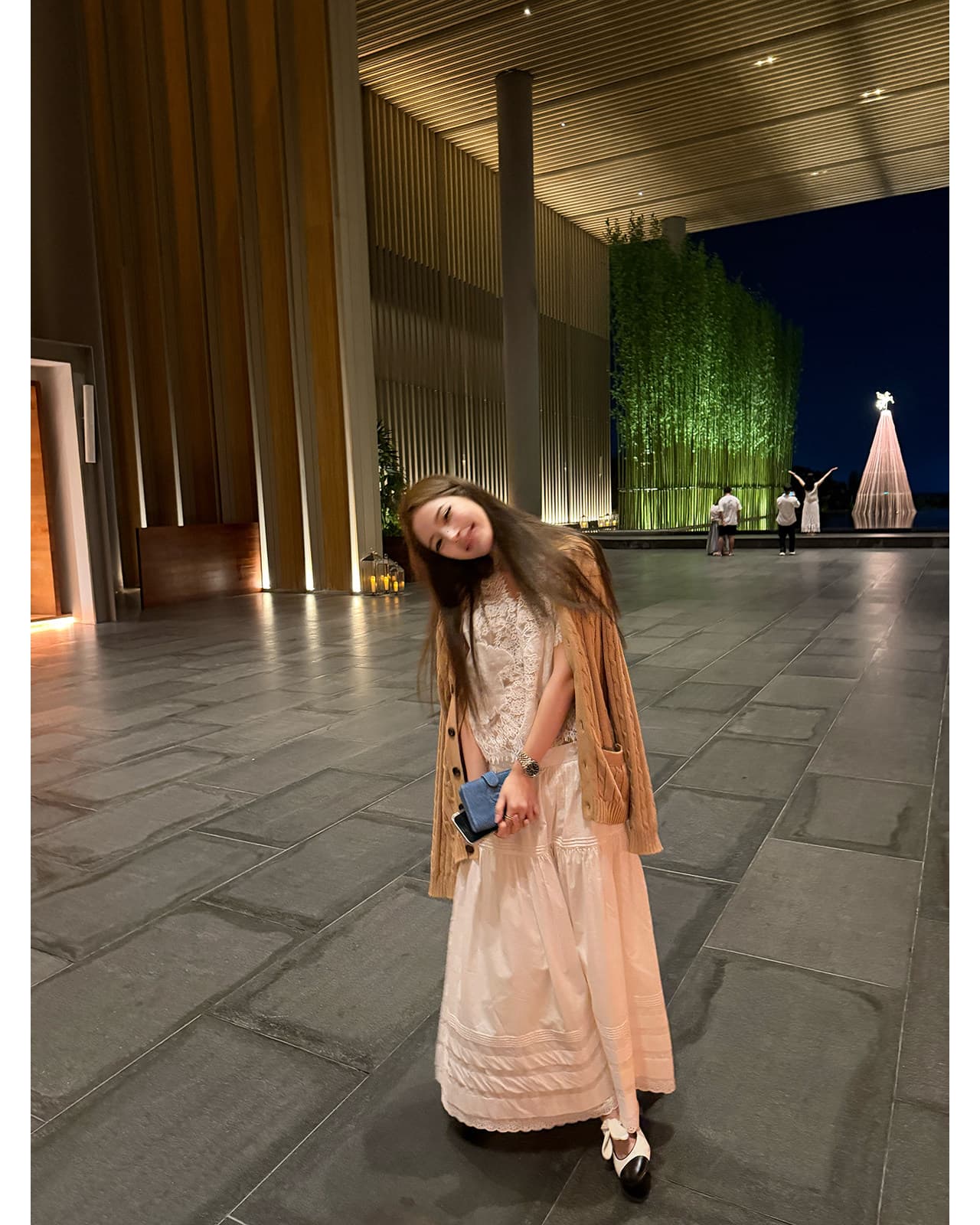 eewen la mode 무거운 작업 센스 레이스 라미 패치워크 반팔 슬림해 보이는 상세 이미지 5